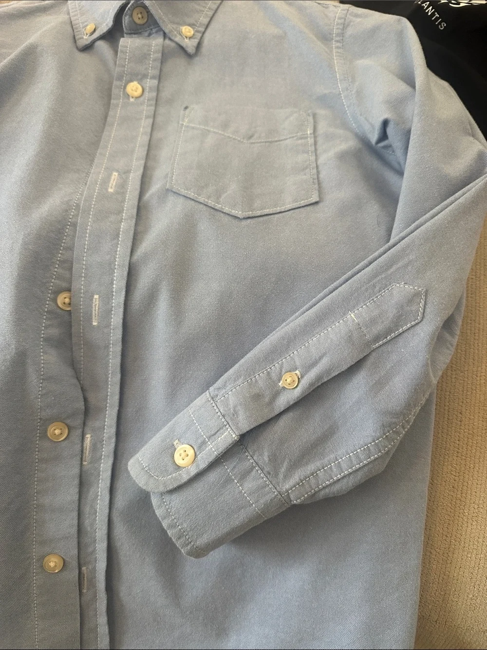 Gap Boys Oxford Shirt Long Sleeve Button Down